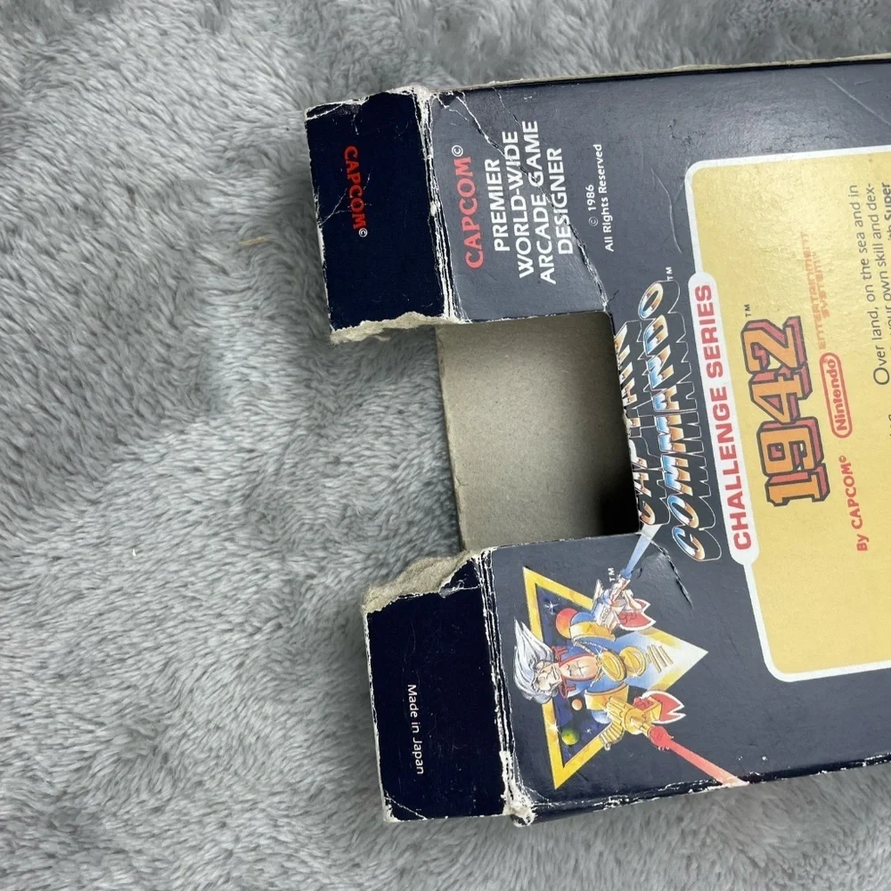 1942 Nintendo NES Authentic Original BOX ONLY